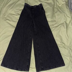 Rachel Comey Wide Leg Textured Pants 00 Black